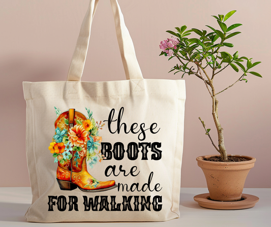 These boots are made for walking Tote Bag