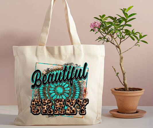 Beautiful Crazy tote bag
