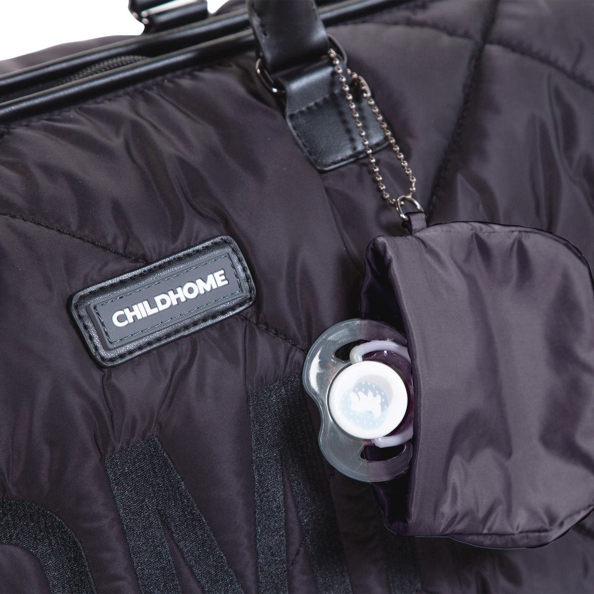 MOMMY BAG - PUFFERED - BLACK