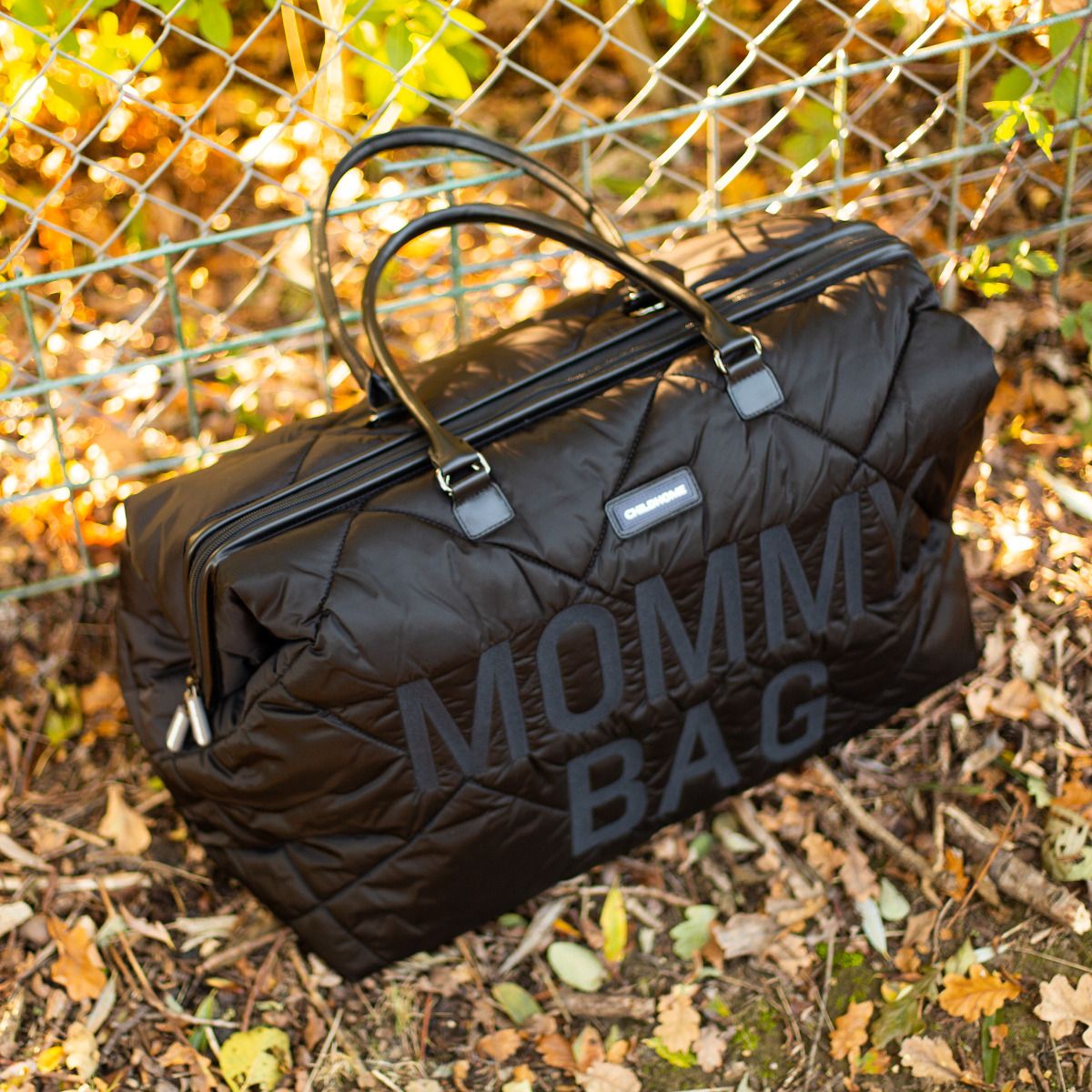 MOMMY BAG - PUFFERED - BLACK