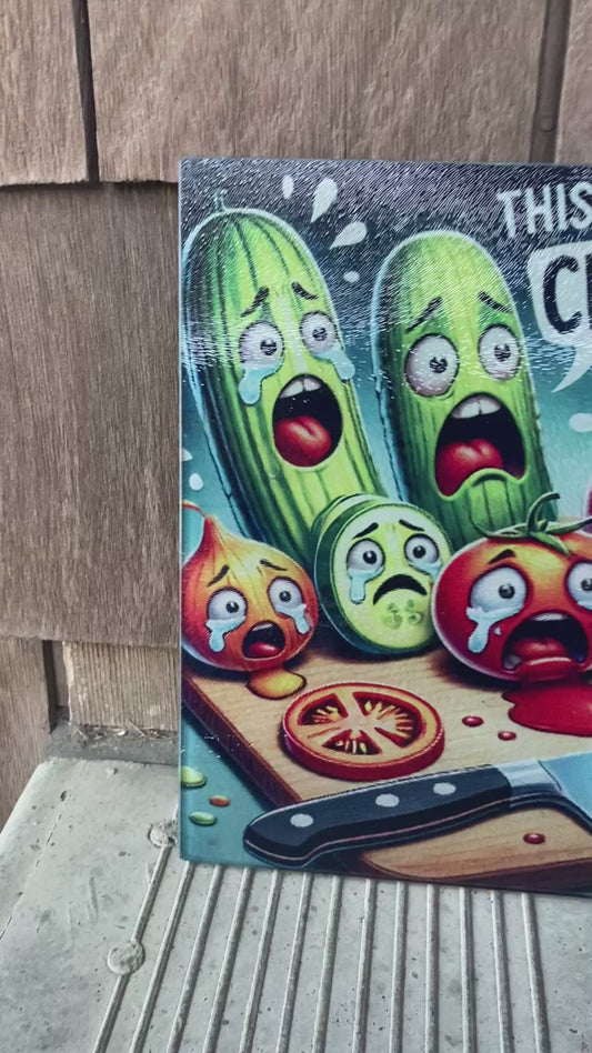 This cutting board is a crime scene cutting board