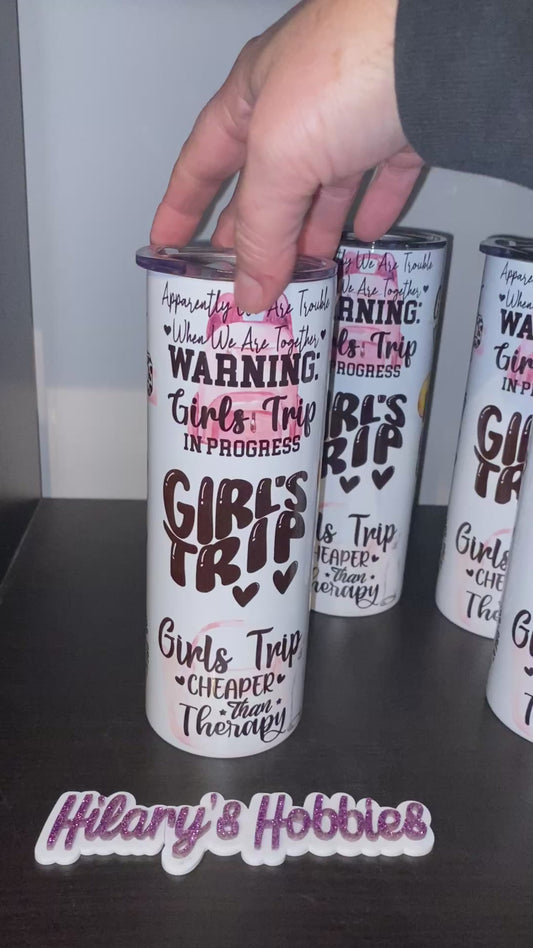 Girls trip tumbler