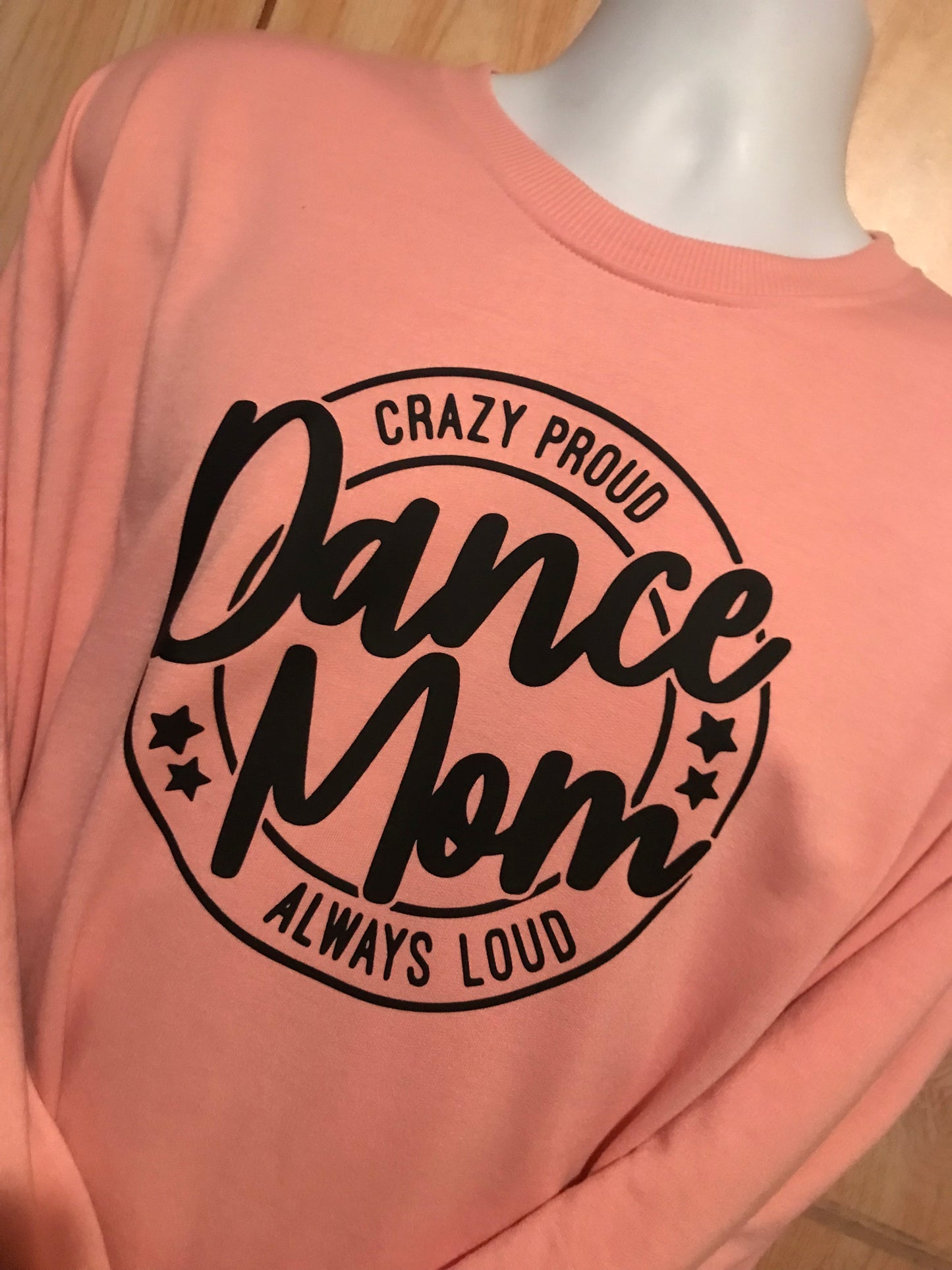 Pink Dance Mom sweater