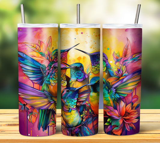 Humming bird tumbler