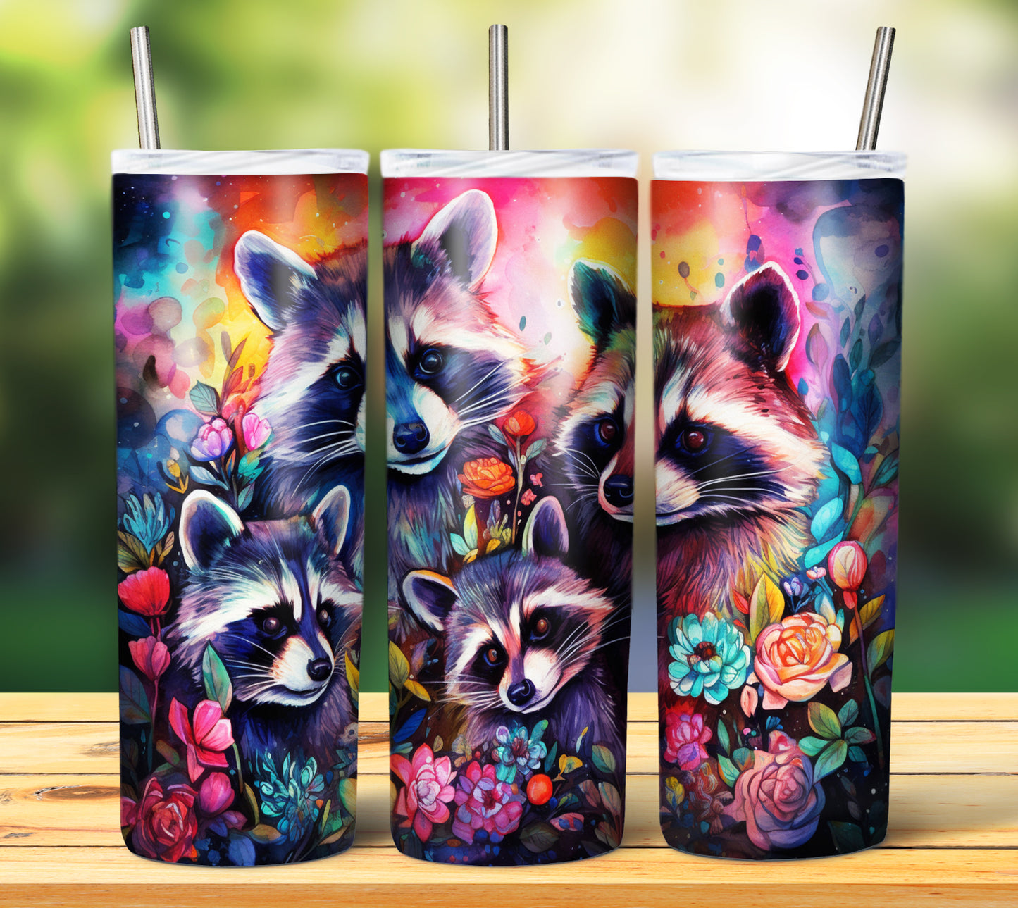 Raccoon tumbler