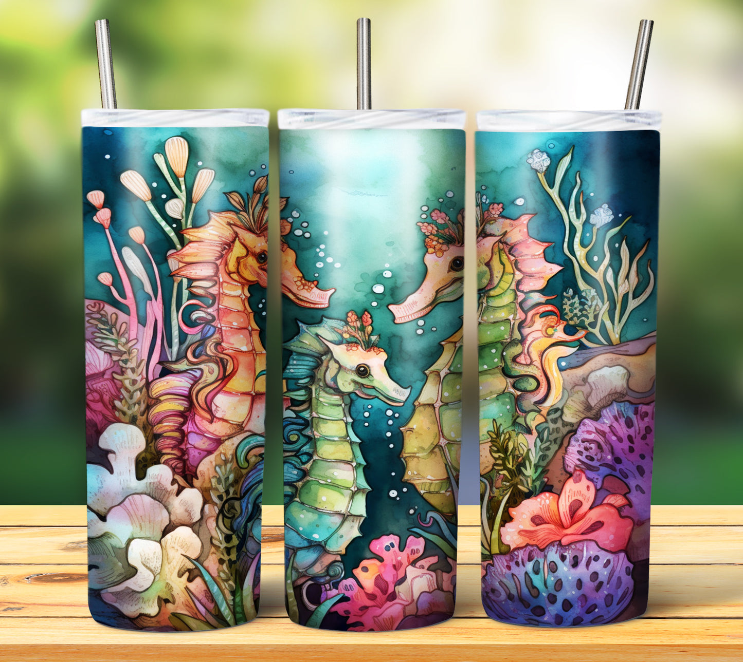 Sea horse tumbler