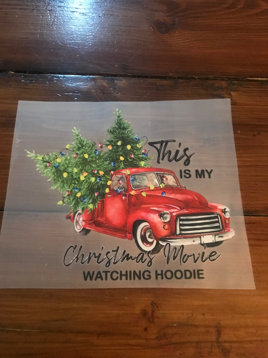 This is my Christmas movie watching hoodie