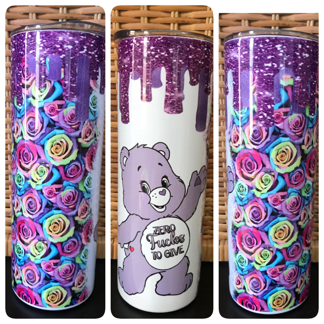 Sweary C. Bear tumbler bundle