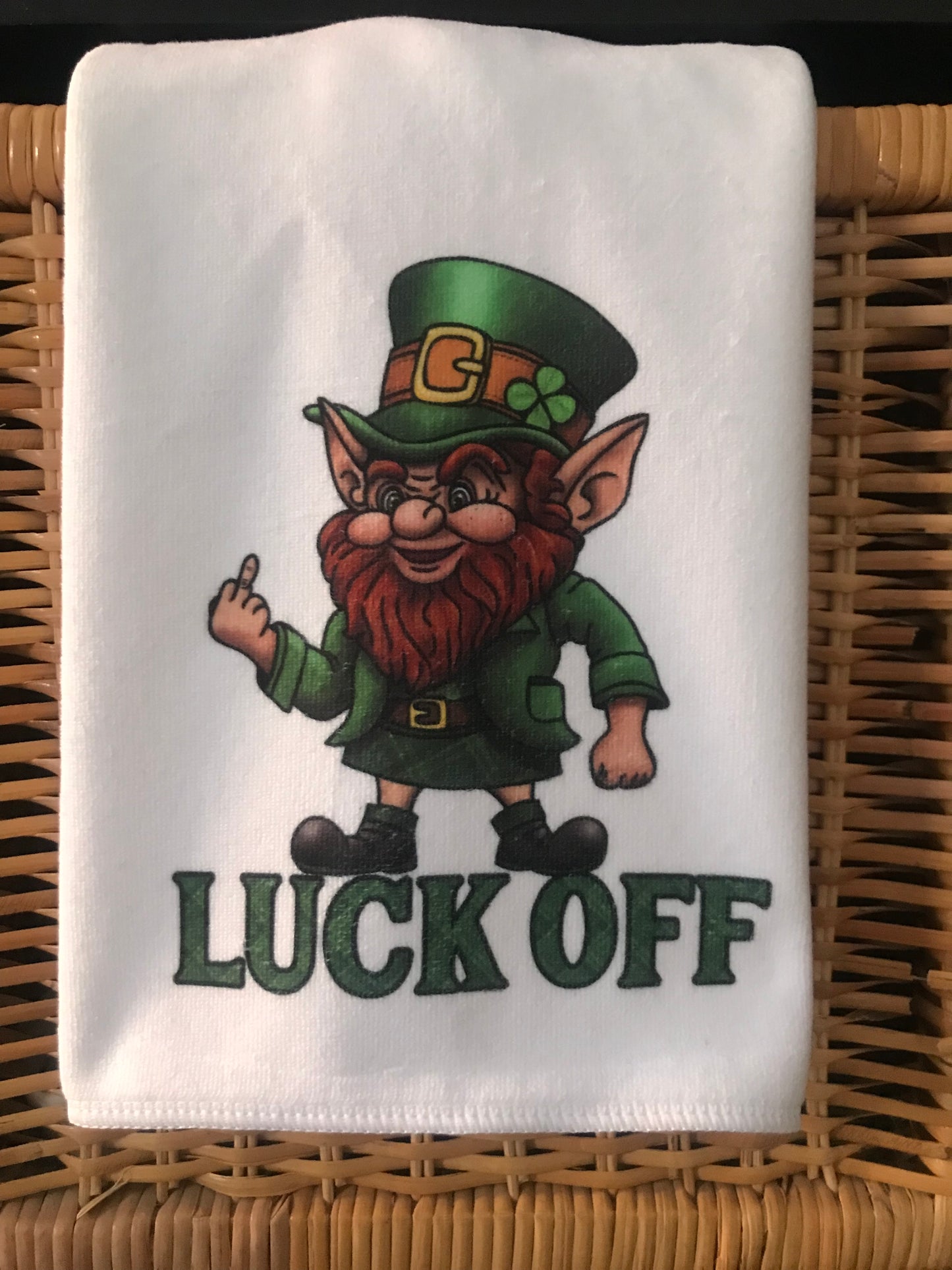 Luck off Tea towel