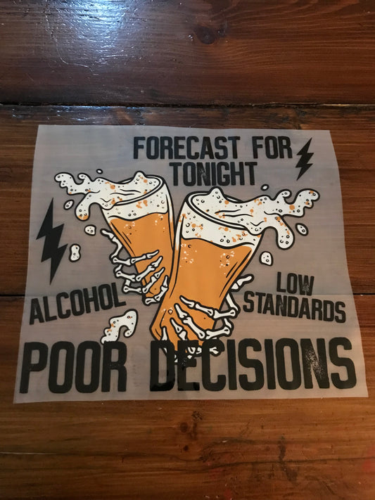 Forecast for tonight