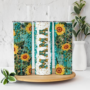 Mama sunflower tumbler