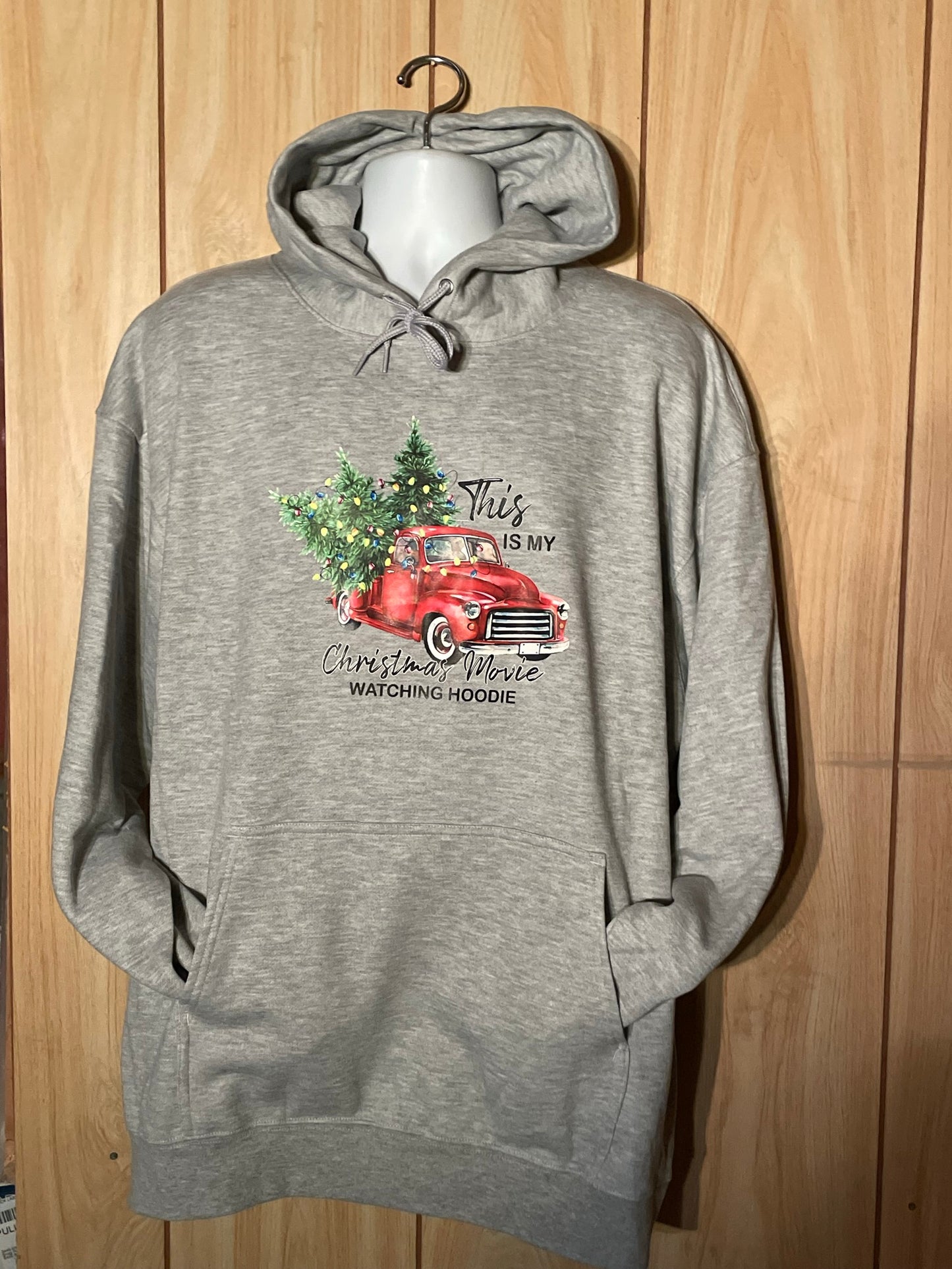 Christmas movie watching hoodie