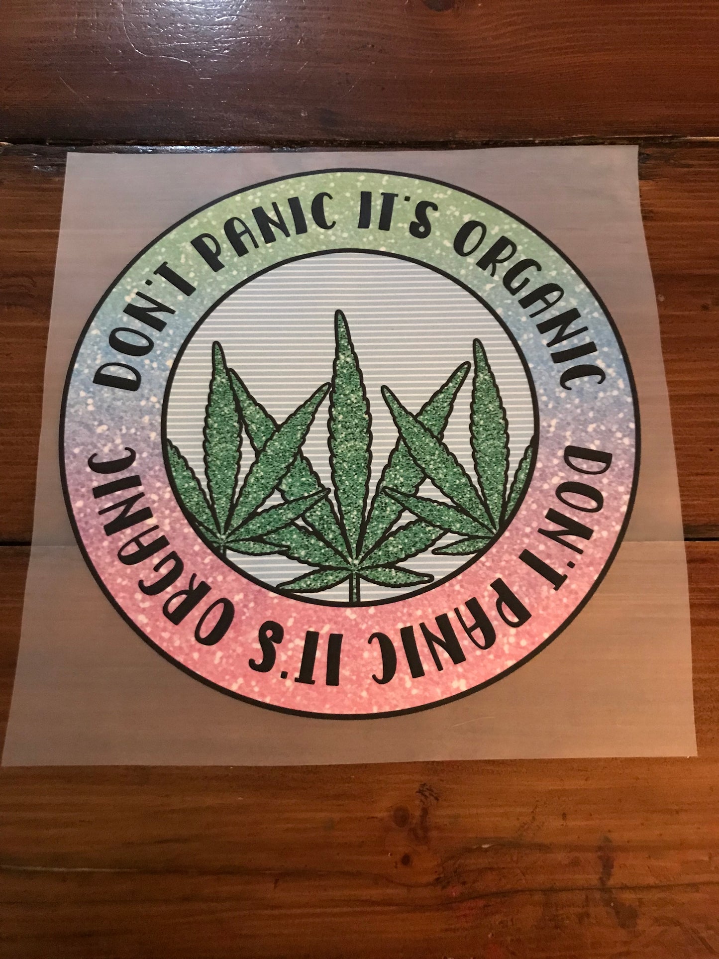 Don’t panic it’s organic