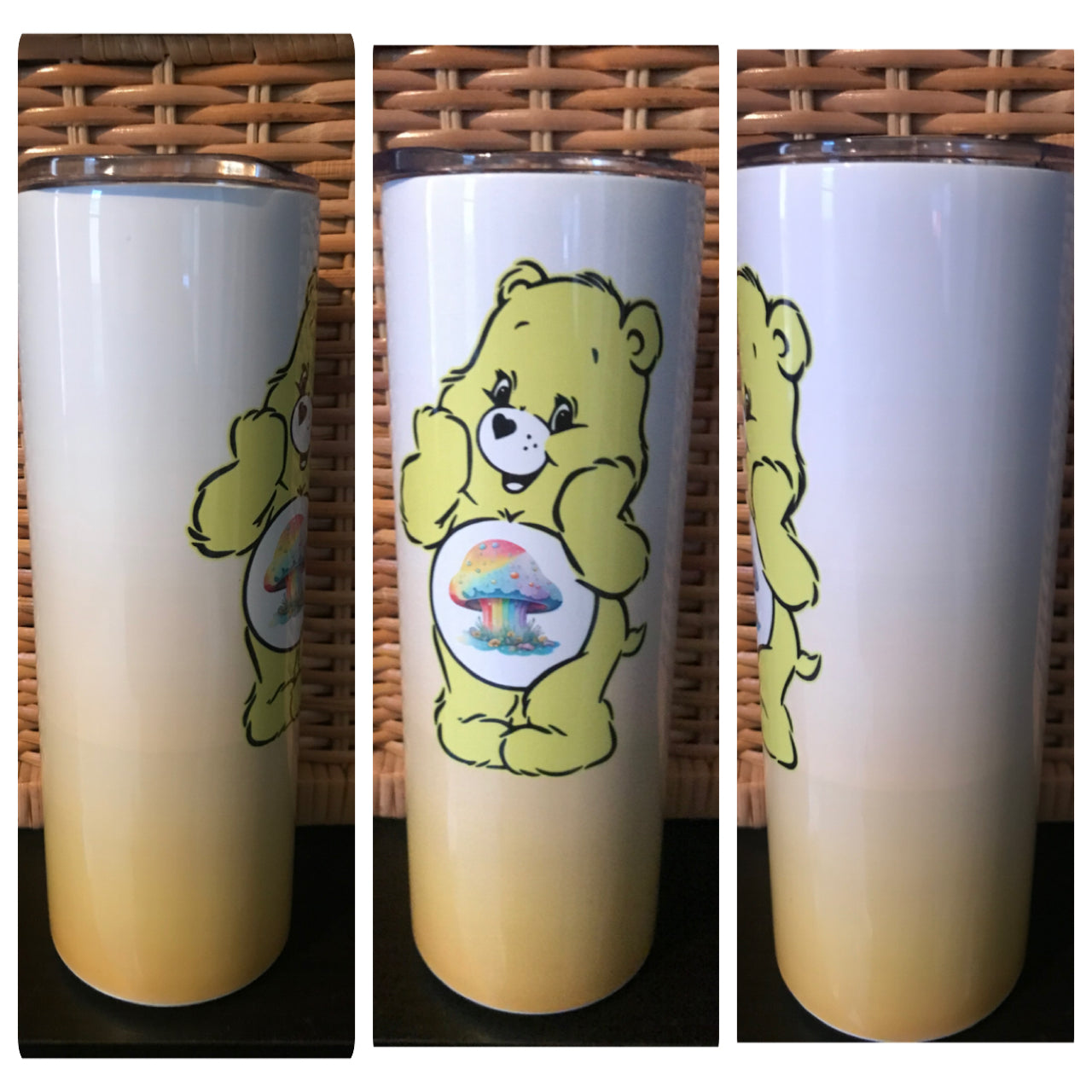 Yellow mushroom C bear