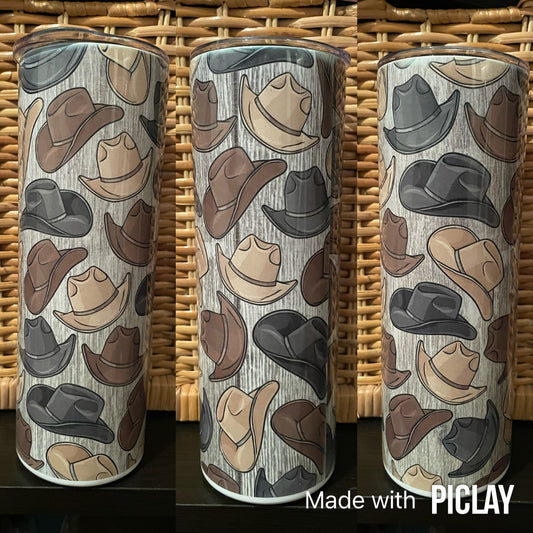 Cowboy Hat Tumbler