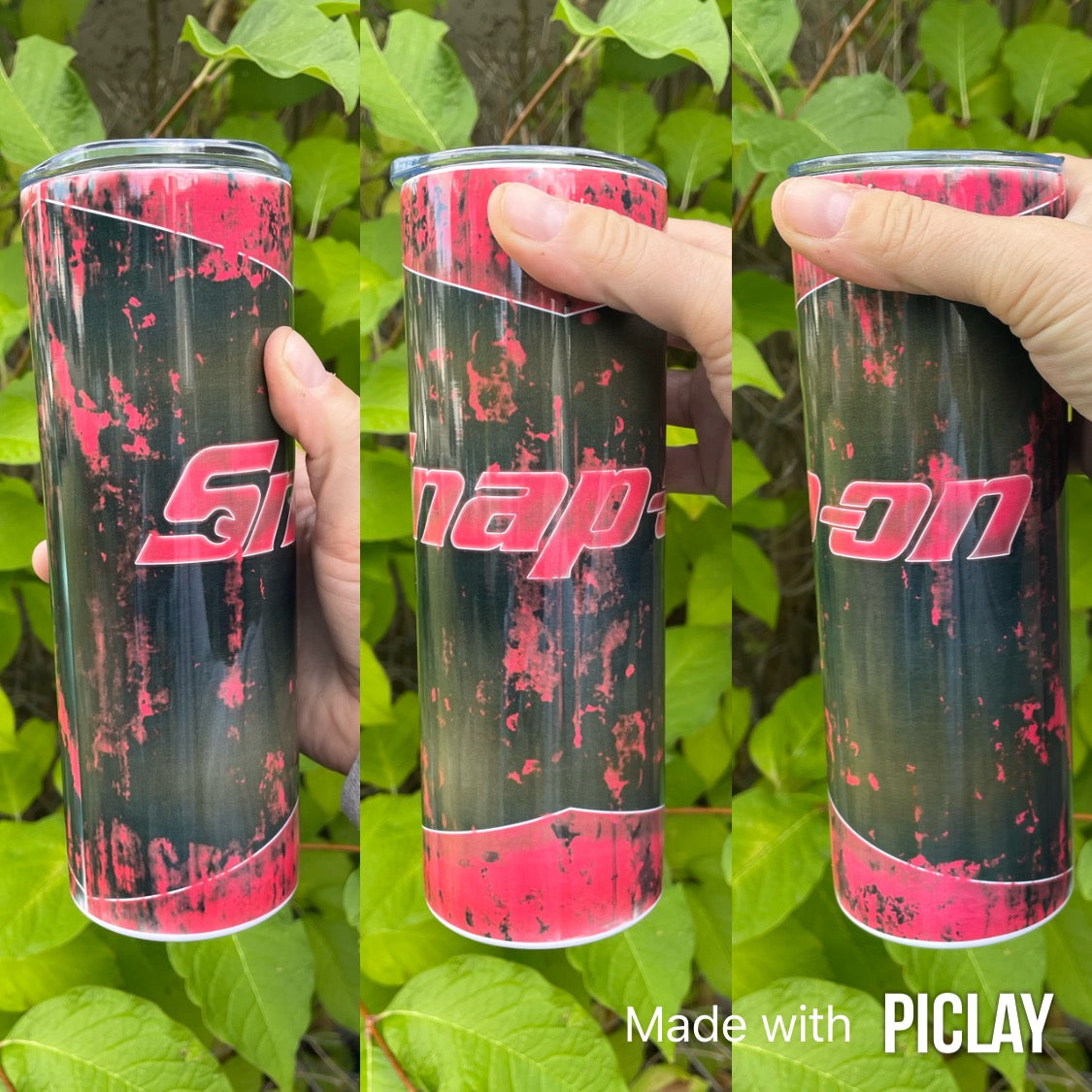 Snap on Black Tumbler