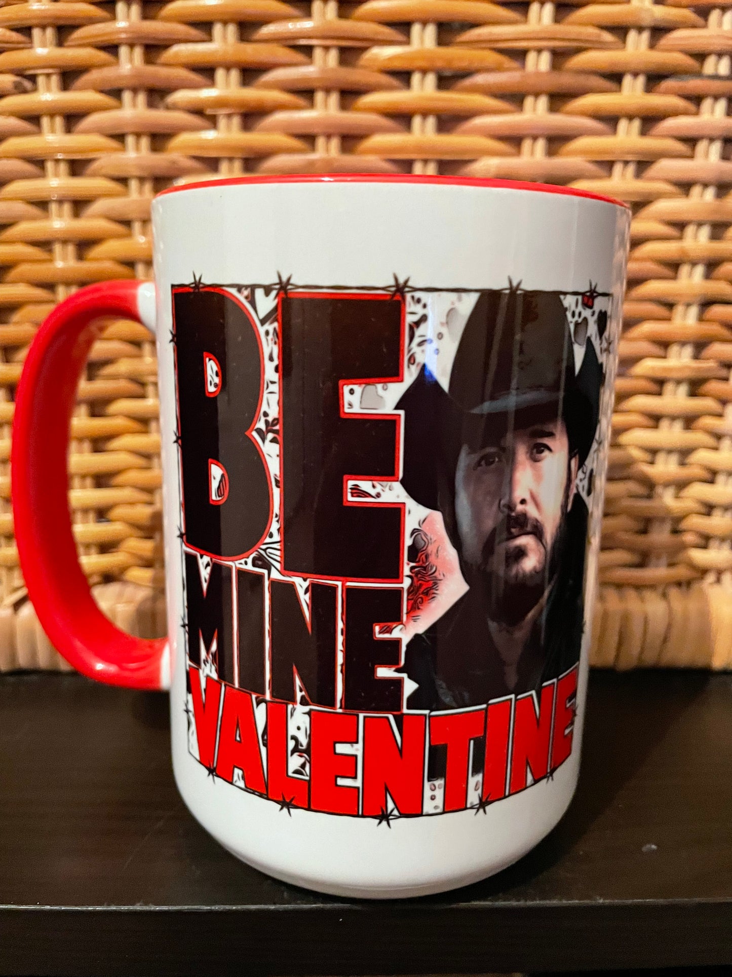 Rip be my valentine mug