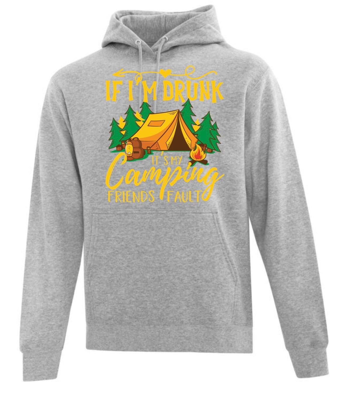 Camping friends fault Hoodie