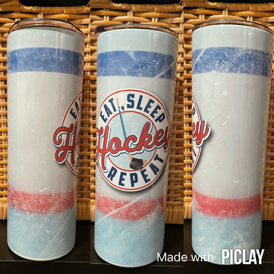 Eat sleep Hockey Tumbler