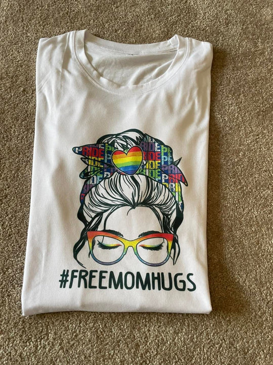 Free mom hugs 2 t shirt