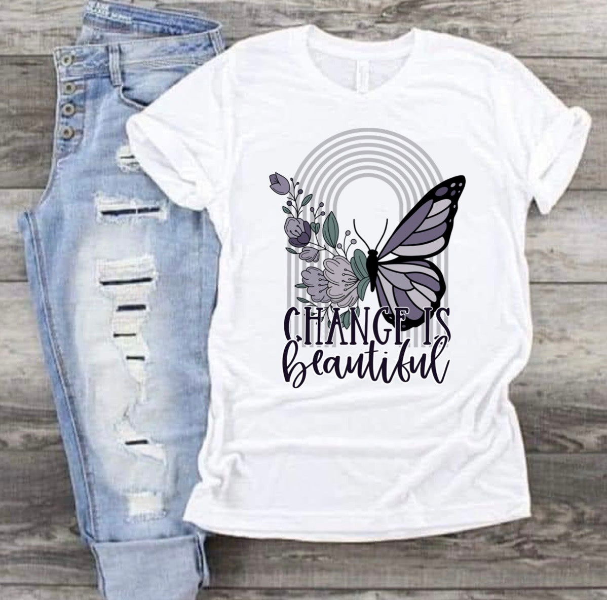 Change is beautiful t shirt