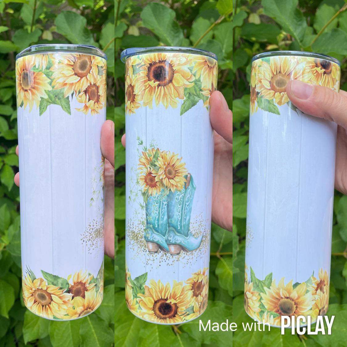 Sunflower/Boots Tumbler