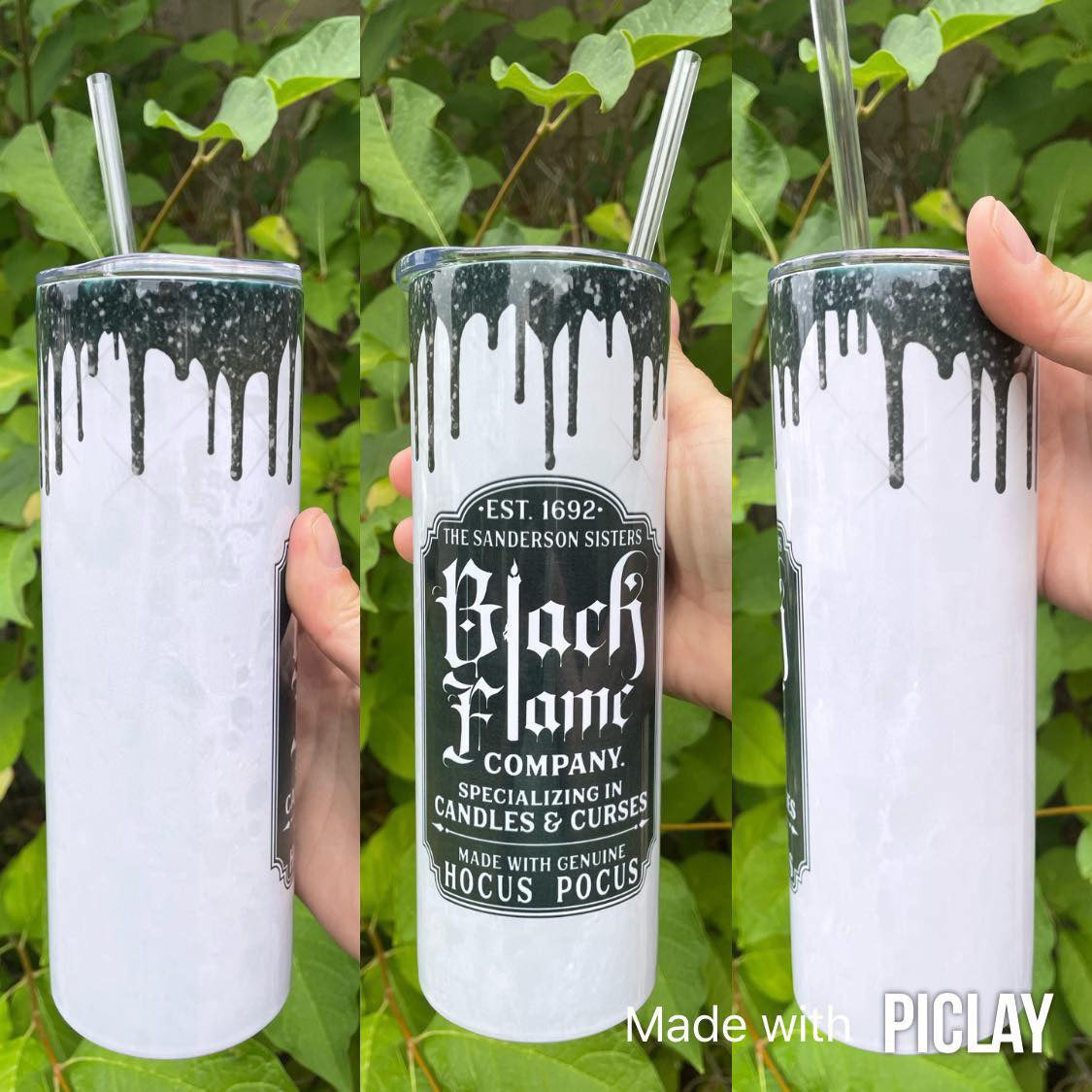 Black Flame Tumbler